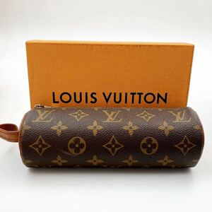 H794【美品】LOUIS VUITTON ルイヴィトン トゥルースロンド M47626 モノグラム ミニポーチ ペンケース 筆記用具入れ 小物