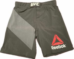 reebok リーボック コンバットパンツ UFC 格闘技 トレーニング ハーフパンツ UK30インチ リーボック adidas ポケットなし ストレッチ素材 