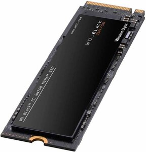 WD 内蔵 SSD M.2 2280 / WD BLACK SN750 NVMe 250GB / ゲーム　ゲームPC　カスタムPC向け　ハイパフォーマンス SSD / WDS250G3X0C