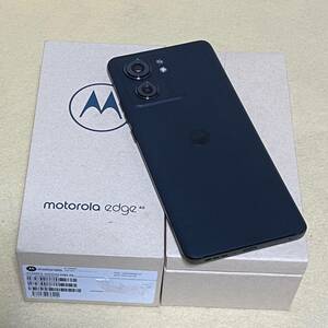 【美品/SIMフリー】motorola edge 40 イクリプスブラック★国内版SIMフリー★　05061