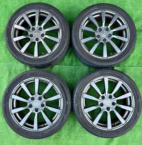 EUROTECH ユーロテック 純正 アルミホイール 17x7J＋IN:50 PCD112 5H×108 タイヤLINGLONG GREEN-Max 225/45R17ラジアルタイヤ 4本