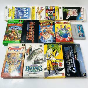 SFC スーパーファミコン ゲームソフト まとめ売り Nintendo スーパーブラックバス ドラゴンクエストⅥ ドラゴンボールZ ドラクエ ストⅡ