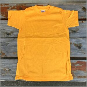 ★Hanes　BEEFY-T　ヘインズ　無地　70s　USA製　デッドストック　キッズ　Tシャツ　size M 10-12★検 ビンテージ ヘインズ 子供服