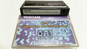 【倉庫整理】限定1枚! TASCAM タスカム DTRSレコーダー用 クリーニングテープ HC-8 [Cleaning Tape for DTRS Recorders]中古品 関連:TEAC