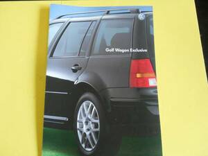 ■VWゴルフW カタログ 1JAPK Golf WagonExclusive