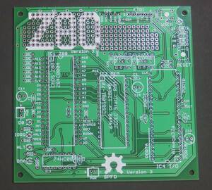 Z80-MBC 製作用 プリント基板 緑色 Z80 マイコンボード eam8m