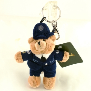 ハロッズ（Harrods） Teddy Bear テディベア ポリス keychain