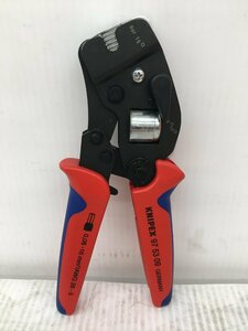 【中古品】★KNIPEX クニペックス ワイヤーエンドスリーブ圧着ペンチ 9753-09 ITO57PYXEFS0