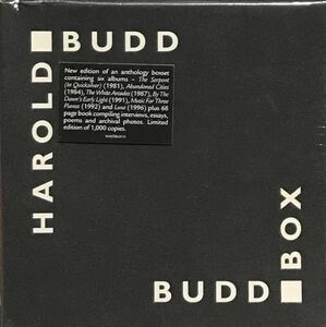 【 Harold Budd Box 】CD ハロルド・バッド Brian Eno ブライアン・イーノ Ambient アンビエント Cocteau Twins Ultravox XTC Jah Wobble