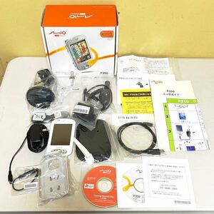 #E23E Mio Digi Walker P350 Pocket PC GPS モバイルナビゲーションシステム SiRFstar Ⅲ Windows mobile 通電確認済み 箱付き 付属品