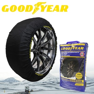 GOODYEAR スノーソックス クラシックタイプ Mサイズ 2枚入り 17インチ 175/55R17 グッドイヤー タイヤチェーン スノーチェーン