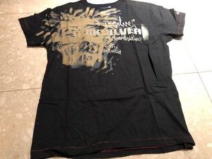 QUIKSILVER(クイックシルバー:ブラック）のTシャツ（半袖）中古品