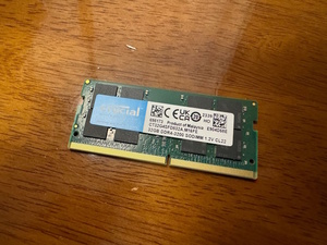 Crucial DDR4-3200 SODIMM CT32G4SFD832A 32GB