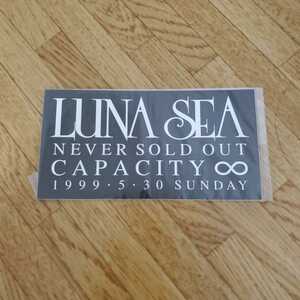 LUNA SEA「NEVER SOLD OUT CAPA CITY∞　1999.5.30 SUNDAY」シール　ステッカー　即決