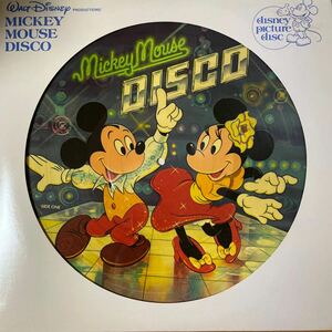 希少 ピクチャー盤レコード WALT DISNEY ミッキーマウスディスコ MICKEY MOUSE DISCO 盤目立った傷無 