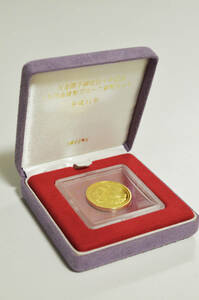 【記念金貨】平成11年（1999年）天皇陛下御在位10年記念　1万円プルーフ金貨単独幣セット　#1