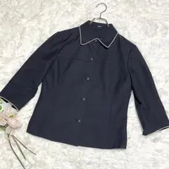 ASCOT 東京スタイル テーラードジャケット ネイビー 7分袖 【11】