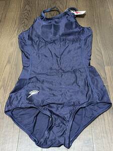 speedo T-バック 83ST-7014 ネイビー 紺 EL 女子 スピード ミズノ スクール水着 競泳水着 昭和レトロ デッドストック SM3393