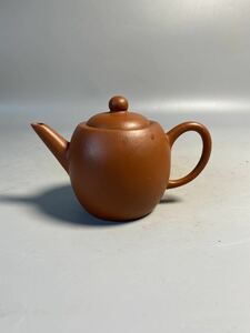 旧家蔵出 清朝期 寅春 陶磁器 朱泥 紫泥 急須 茶壷 煎茶道具 中国宜興 紫砂 白泥 唐物 中国古玩 中国美術