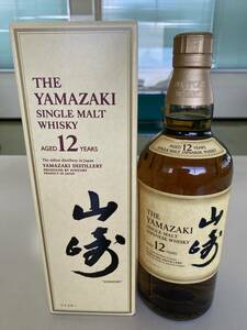 新品未開栓 山崎12年 700ml 43% カートン付き 箱付き シングルモルト ウイスキー 