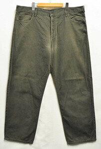 ビッグサイズ Calvin Klein Jeans カルバン・クライン ジーンズ 5ポケット ロングパンツ コットン グリーンカーキ W42(30005
