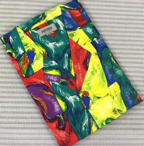 ◆新品★在庫処分◆KENZO・紳士用・半袖・パジャマ★綿1００％・Mサイズ★パンツ、前開きあり◆日本製★送料520円