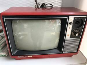 ◎ヤYS1594★中古品　ジャンク　ナショナル National ブラウン管カラーテレビ PanaColor TH14-P47 昭和レトロ　ECM