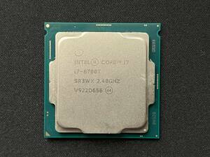 Core i7/第8世代/BIOS起動確認済！ Intel CPU Core i7-8700T SR34WX 2.40 GHz 最大 4.00 GHz 6コア 12スレッド PCパーツ (管理⑨)