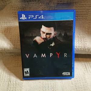 美品[Zm] PS4 Play Station 4 Vampyr　ヴァンパイア　輸入版:北米　　定形外郵便250円発送
