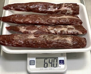 【ジビエ】ツキノワグマ　ヒレ　６４０ｇ　鮮度＆品質最高　熊肉　希少部位