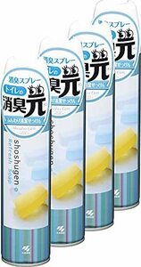 【まとめ買い】トイレの消臭元 ふんわり清潔せっけん トイレ用 消臭 消臭剤 280ml×4個(おまけ付) 小林製薬