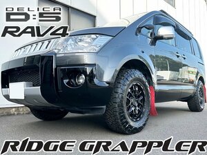 245/70R16 リフテッド RAV4 アドベンチャー デリカD5 16インチ タイヤ ホイール セット 4本 ニットー リッヂグラップラー BlackMamba BM00