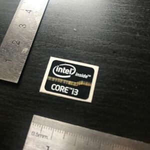 intel inside CORE i3黒パソコンエンブレムシール@1824