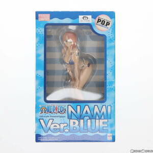 【中古】[FIG]Portrait.Of.Pirates P.O.P LIMITED EDITION ナミVer.BLUE ONE PIECE(ワンピース) 1/8 完成品 フィギュア メガトレショップ&