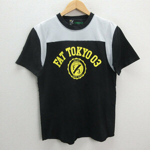 y■エフエーティー/FAT GRAD フットボールTシャツ■黒【 TITCH】men