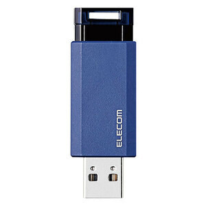 エレコム USB3.1(Gen1)対応 ノック式USBメモリ MF-PKU3128GBU