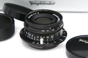 美品｜フォクトレンダー HELIAR 40mm F2.8 Aspherical ライカLマウント用 ブラックペイント γA4360-2A4