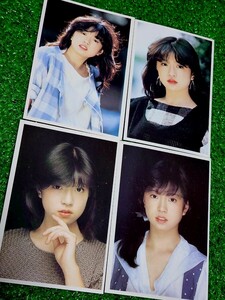 中森明菜　80年代　駄菓子屋くじ　ブロマイド　研音　Amadaカード　歌姫AKINAデビュー　少女A　セカンド・ラブ　当時物③