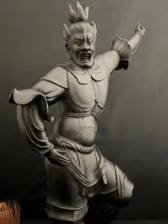迷企羅大将　十二神将　樹脂製 仏像 彫刻 置物 風水 開運　骨董　アンティーク