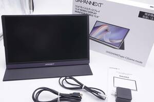 JAPANNEXT　15.6インチ　4K (3840x2160) / モバイルモニター / JN-MD-IPS1560UHDR / Type-C / miniHDMI / LED ★ 27インチに相性ピッタリ