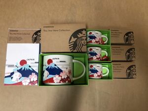 新品　スターバックス 5点　マグ　JAPAN デミタスカップ　マグカップ　ノート 手帳　富士山　桜　ダルマ　スタバ　福袋