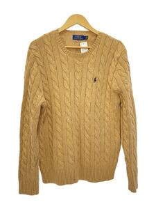 POLO RALPH LAUREN◆セーター(厚手)/M/-/BEG/RLMWB-GLC23-S