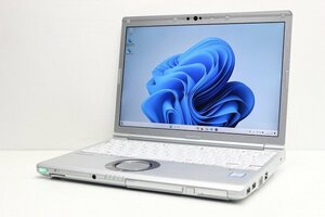 1円スタート ノートパソコン Windows11 Panasonic レッツノート CF-SV7 DVDマルチ 第8世代 Core i5 SSD256GB メモリ8GB Windows10 カメラ