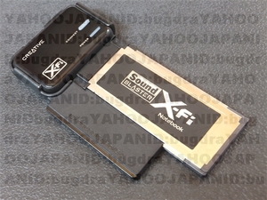 CREATIVE Sound Blaster X-Fi Notebook ノートブック用 サウンドカード ExpressCard 34 / 54 対応 即決 送料無料