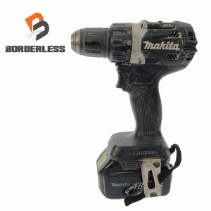 ☆中古品☆makita マキタ 14.4V 充電式ドライバドリル DF484D バッテリー(18V 3.0Ah) 付き 電動工具 締め付け 穴あけ 日曜大工 89497