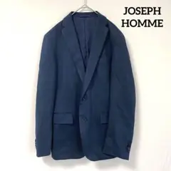 美品【JOSEPH HOMME】メンズ ビジネスジャケット48サイズM ネイビー