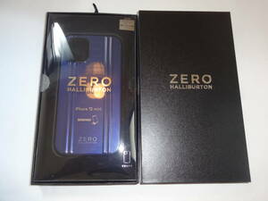 ZERO HALLIBURTON (ゼロハリバートン) iPhone12 mini 対応/背面型スマホケース [ UNiCASE ] Hybrid Shockproof Case and Flip Case (blue)