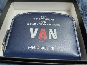 VAN JAC 　70年代VANロゴ　小銭入れ　コインケース　ネイビー　新品未使用　　　　　アイビー　トラディショナル