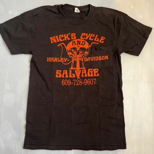 HARLEY-DAVIDSON 黒 片ポケ　Tシャツ　ビンテージ　バンドT リーバイス　501 XX 売り切り