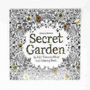 「bvc-a2」 アウトレット 塗り絵 Secret Garden 英語版 秘密の花園 ぬり絵 ブック 大人 子供